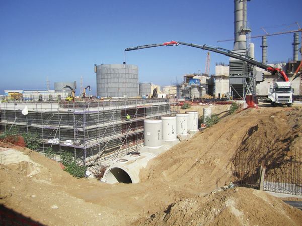 Uso de Concreto de rápido secado en Israel