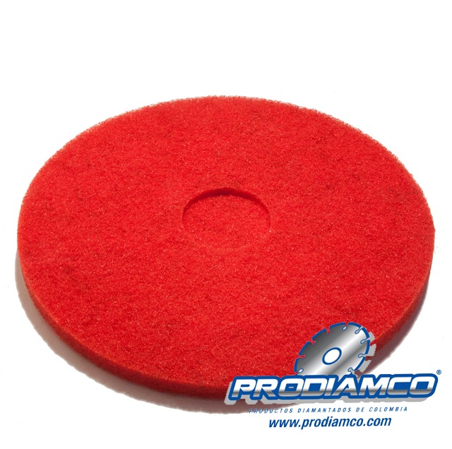 Floor Pads – Discos de 16″ Rojo para Limpieza de Pisos