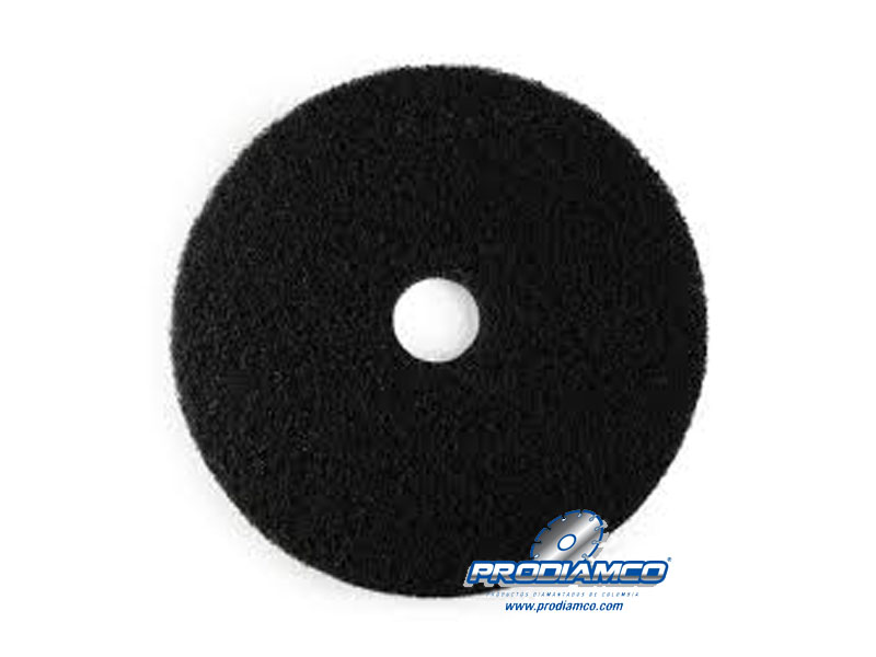Floor Pads – Discos de 16″ Negro para Limpieza Super Agresiva de Pisos