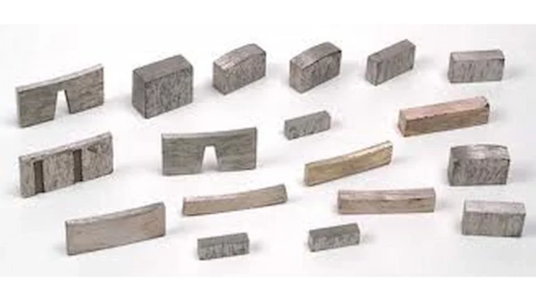 Segmentos Diamantados para el corte de Materiales no Ferrosos