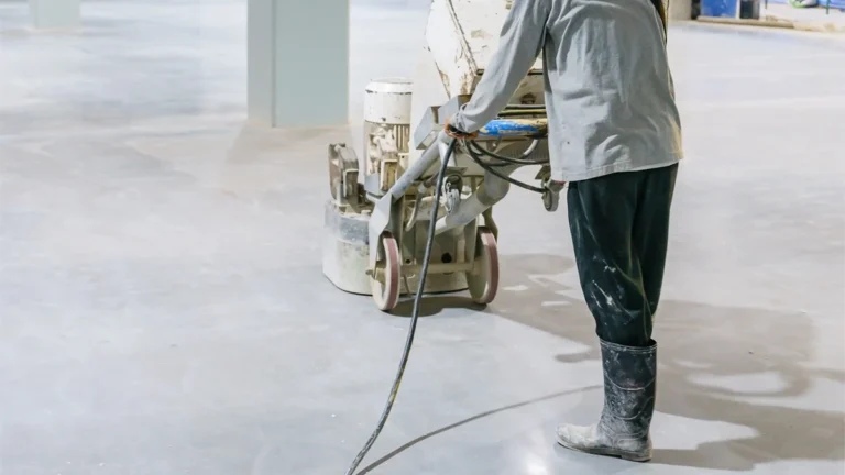 Limpie y desengrase correctamente el concreto pulido