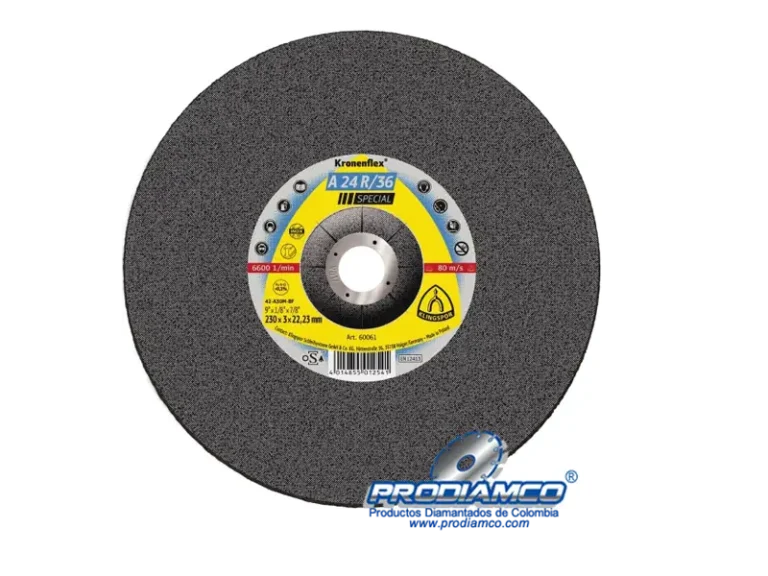 Disco Abrasivo 7” x 3mm Corte de Metal Profesional