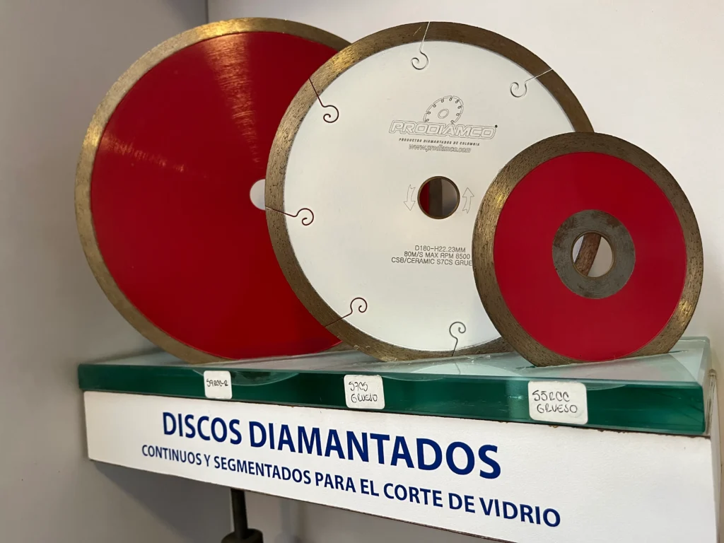 Discos diamantados