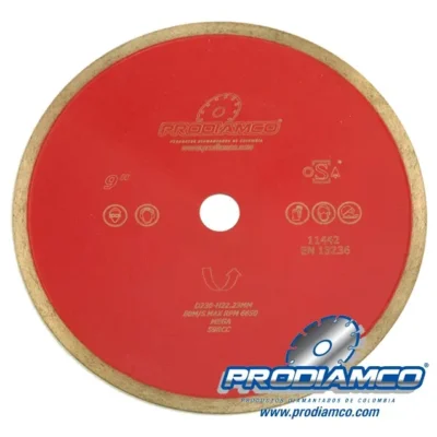 Disco Diamantado 8'' Continuo Corte de Ceramica