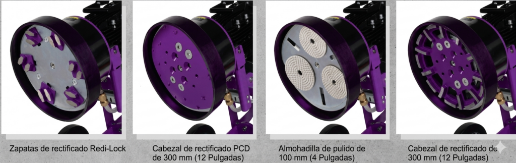 tooling para pulidora de pisos en concreto